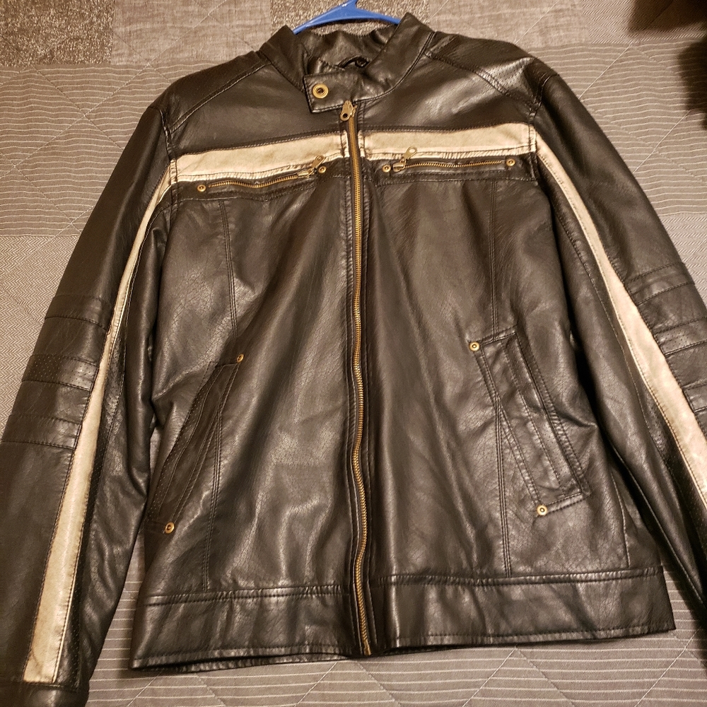 Red Camel Distressed Bomber Jacket